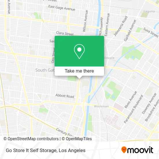 Go Store It Self Storage map