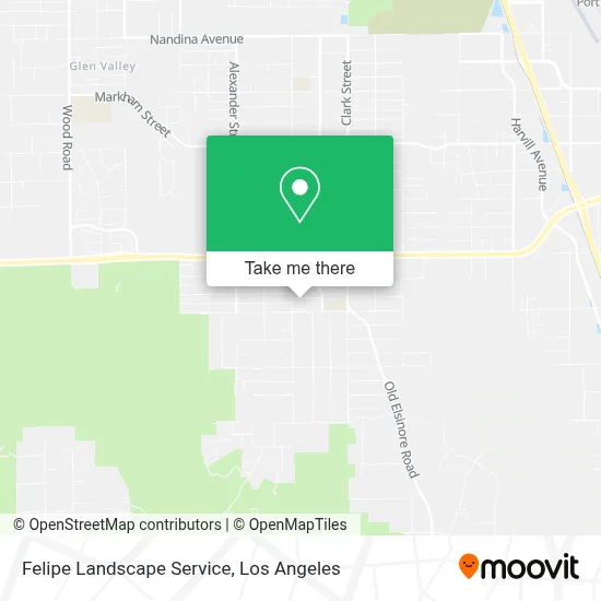 Felipe Landscape Service map