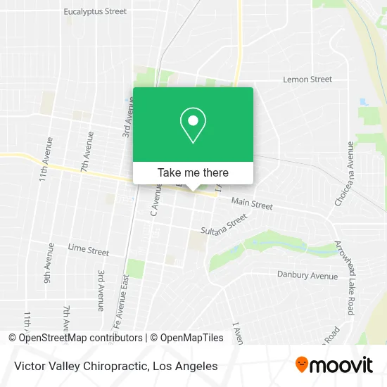 Victor Valley Chiropractic map