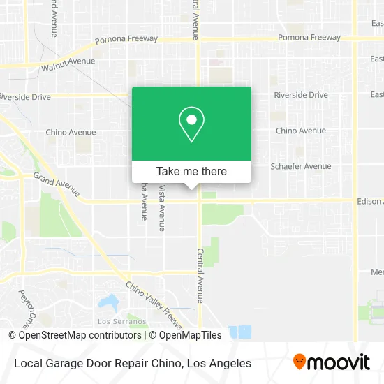 Local Garage Door Repair Chino map