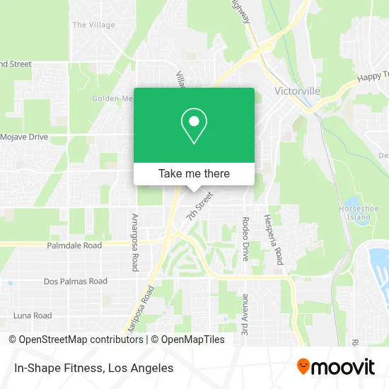 In-Shape Fitness map