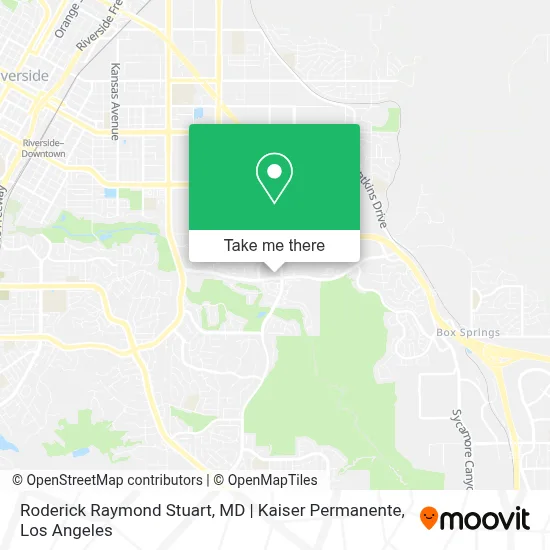 Roderick Raymond Stuart, MD | Kaiser Permanente map