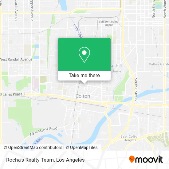Rocha's Realty Team map