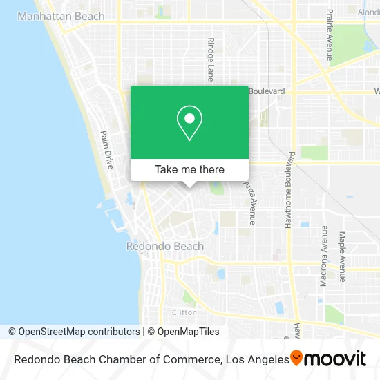Redondo Beach Chamber of Commerce map