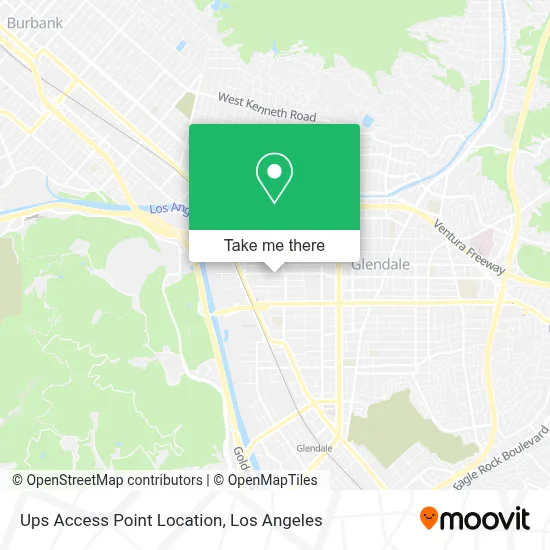 Ups Access Point Location map