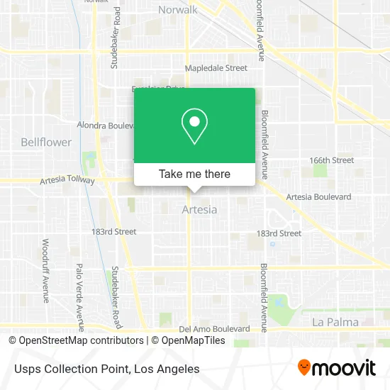 Usps Collection Point map