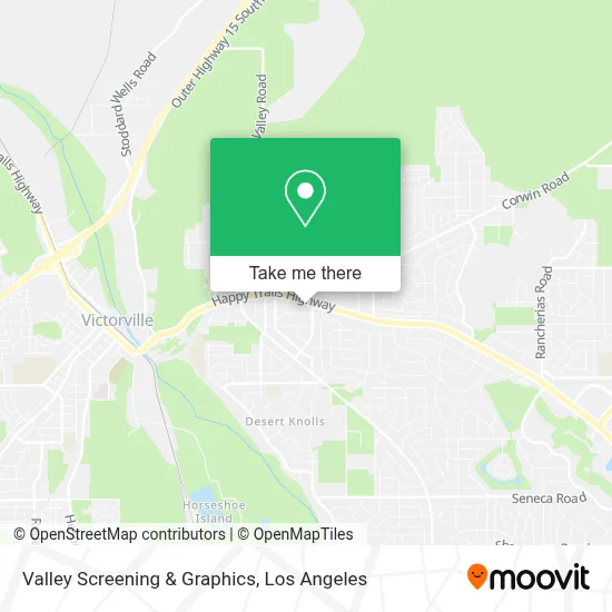 Valley Screening & Graphics map