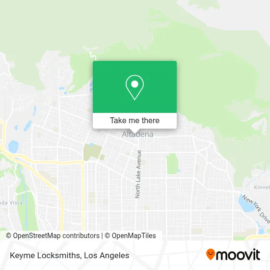 Keyme Locksmiths map