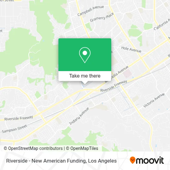 Riverside - New American Funding map