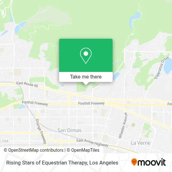 Rising Stars of Equestrian Therapy map