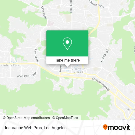Insurance Web Pros map