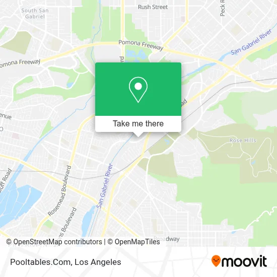 Pooltables.Com map