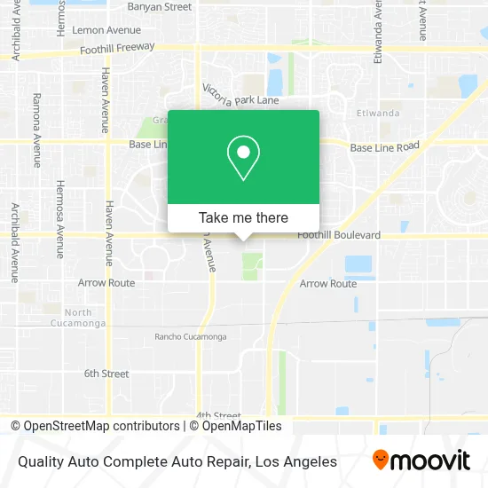 Quality Auto Complete Auto Repair map