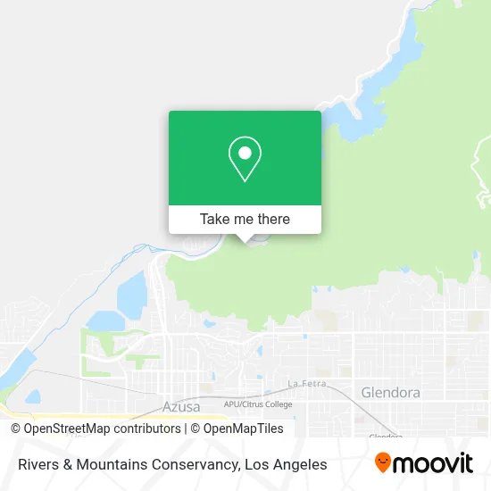 Rivers & Mountains Conservancy map