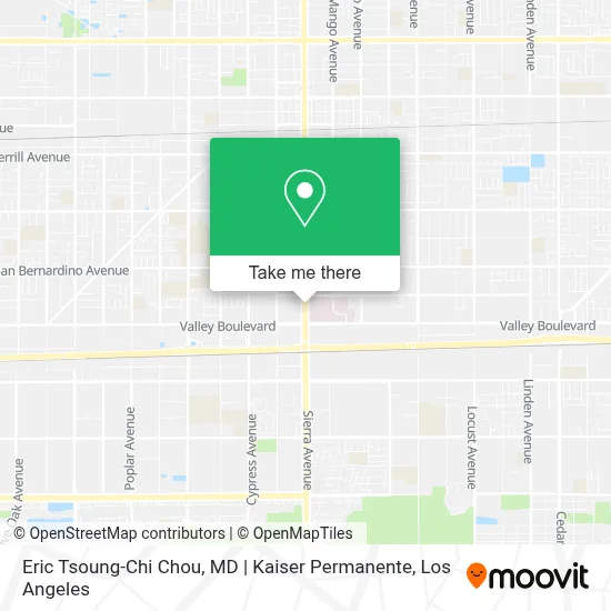 Eric Tsoung-Chi Chou, MD | Kaiser Permanente map