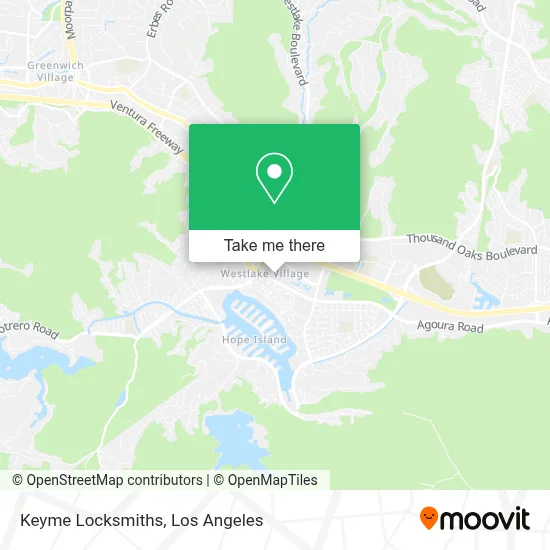 Keyme Locksmiths map