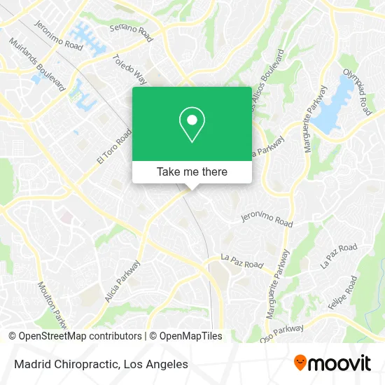 Madrid Chiropractic map