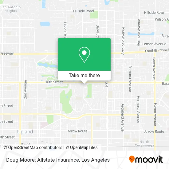 Doug Moore: Allstate Insurance map