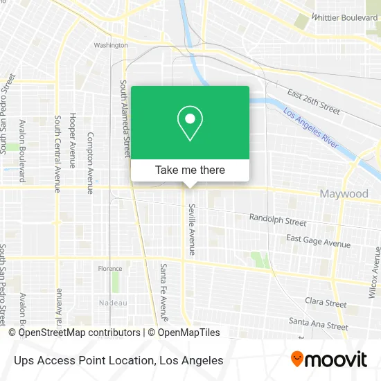 Ups Access Point Location map