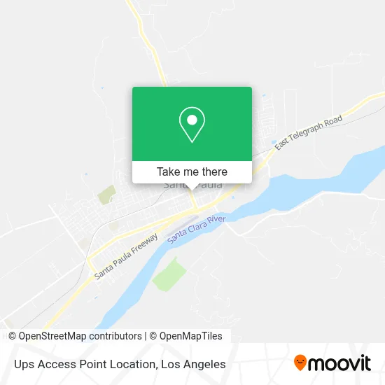 Ups Access Point Location map