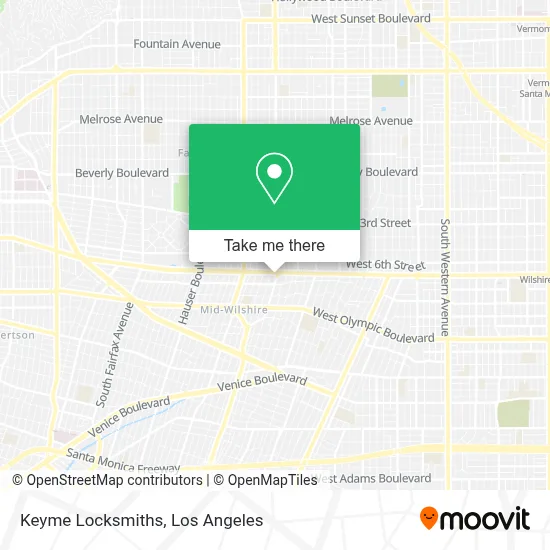 Keyme Locksmiths map