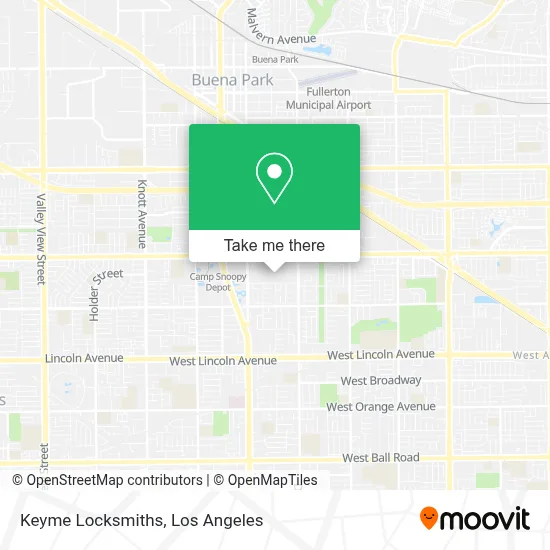 Keyme Locksmiths map