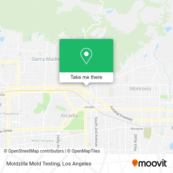 Moldzilla Mold Testing map
