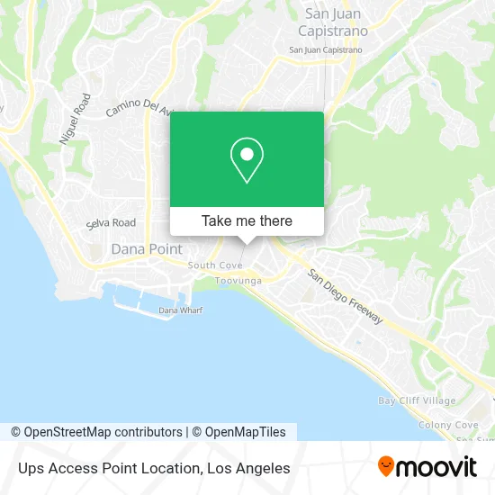 Ups Access Point Location map