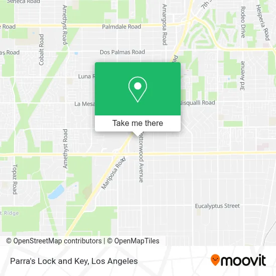 Parra's Lock and Key map