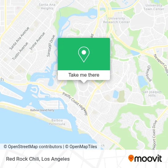 Red Rock Chili map