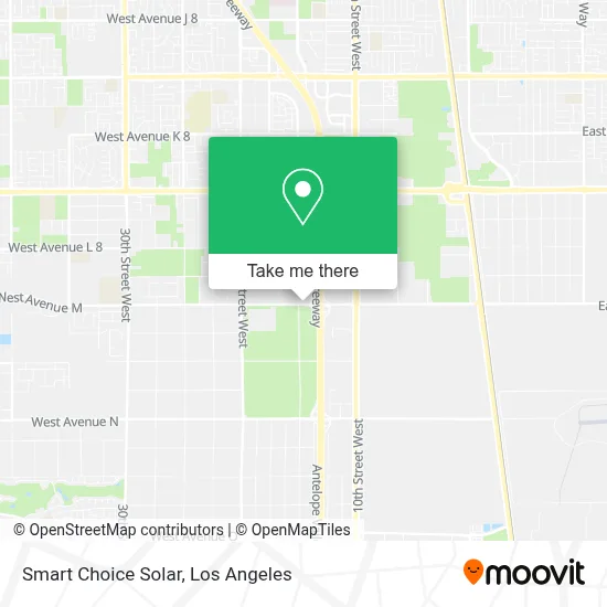 Smart Choice Solar map