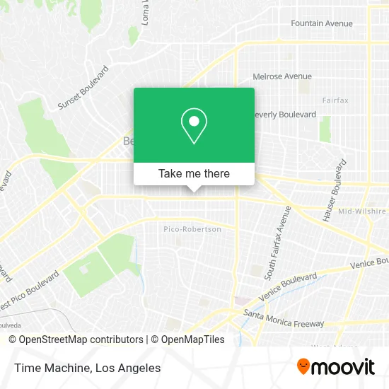 Time Machine map