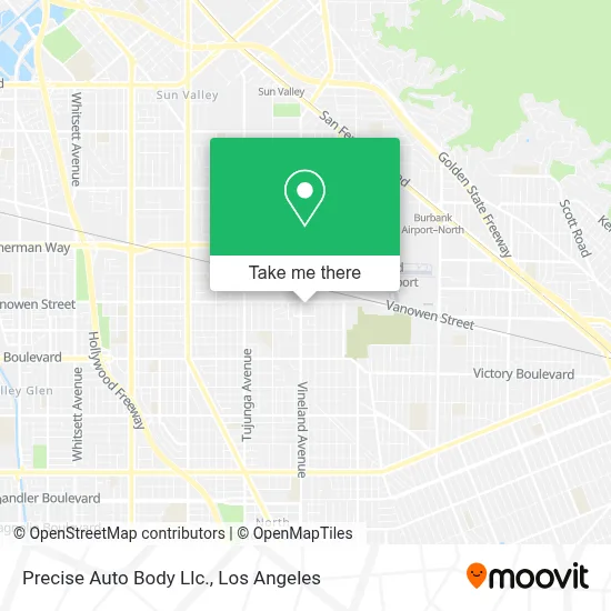 Precise Auto Body Llc. map
