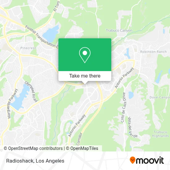 Radioshack map