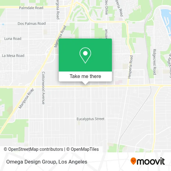 Omega Design Group map