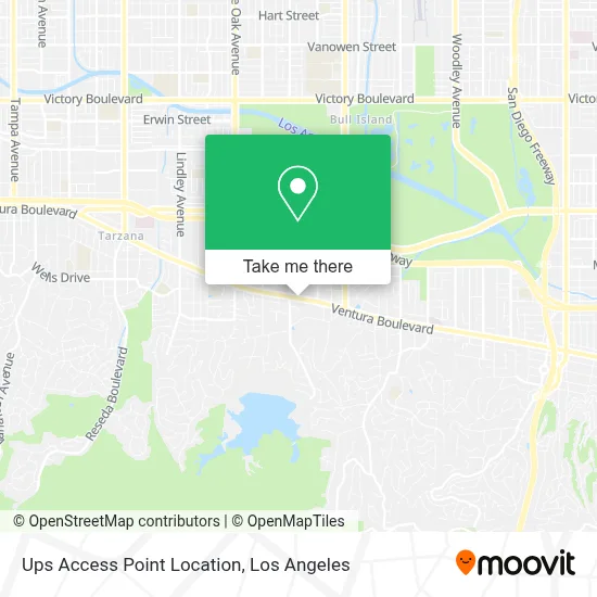 Ups Access Point Location map