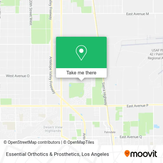 Essential Orthotics & Prosthetics map