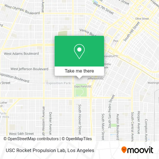 USC Rocket Propulsion Lab map