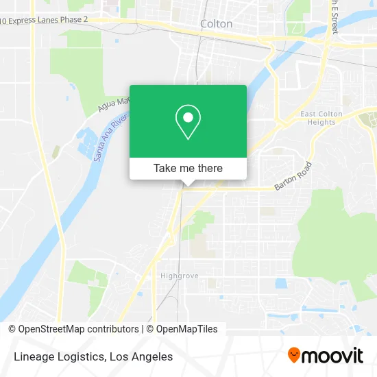 Lineage Logistics map