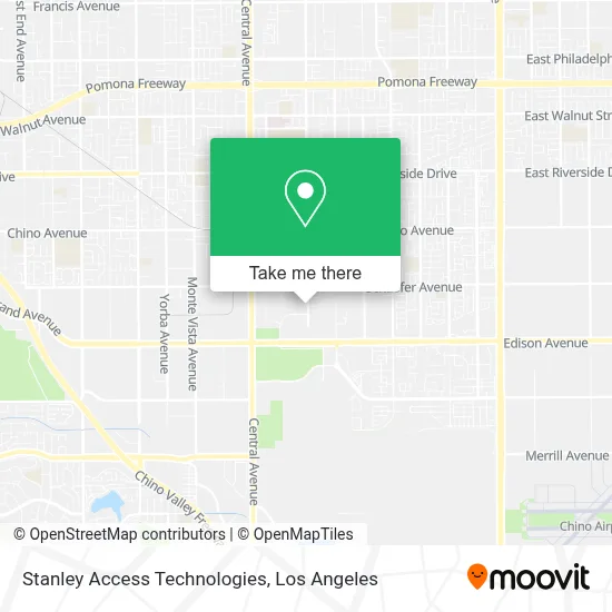 Stanley Access Technologies map