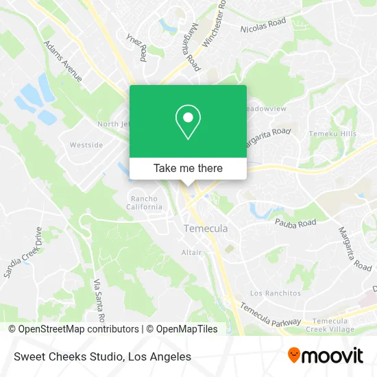 Sweet Cheeks Studio map