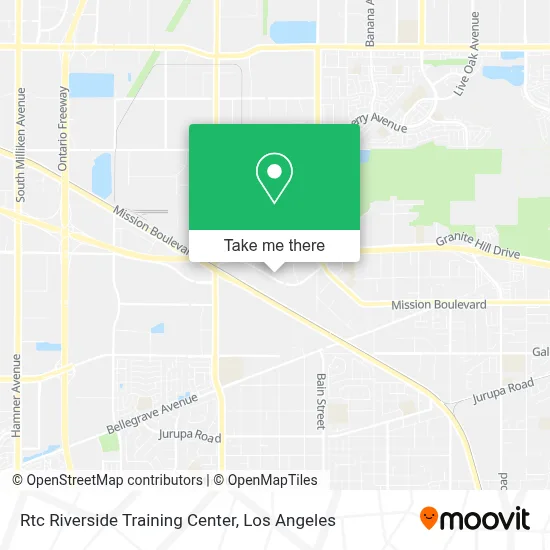 Rtc Riverside Training Center map