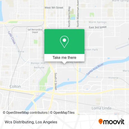 Wcs Distributing map