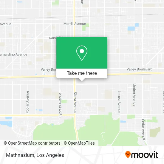 Mathnasium map