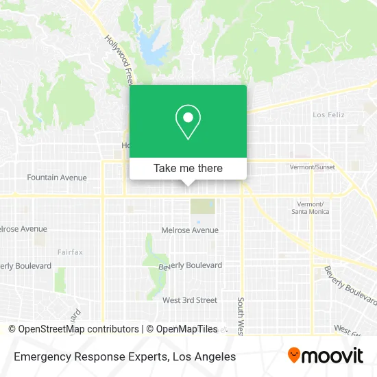 Emergency Response Experts map