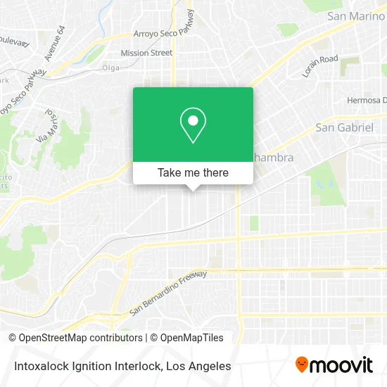 Intoxalock Ignition Interlock map