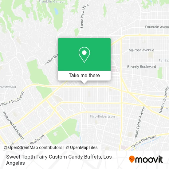 Sweet Tooth Fairy Custom Candy Buffets map