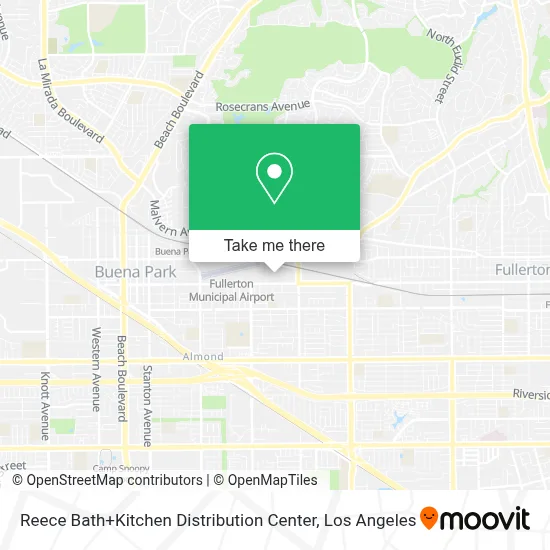 Reece Bath+Kitchen Distribution Center map