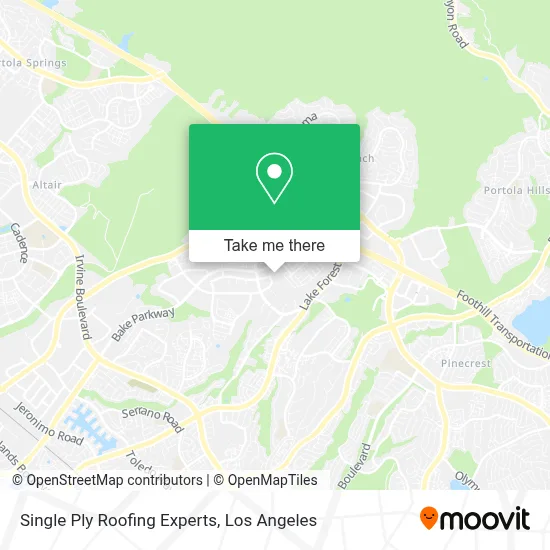 Single Ply Roofing Experts map