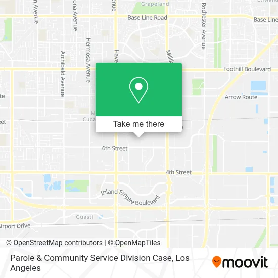 Parole & Community Service Division Case map